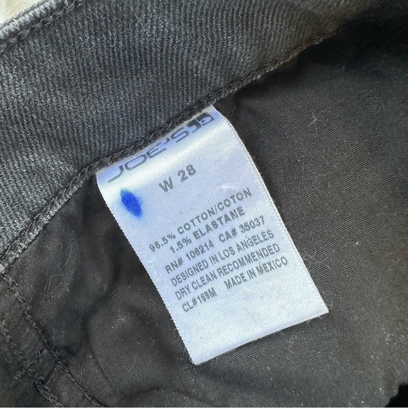 JOE’S Jeans Brynn Skinny Ankle Black In-line Zippers Jeans Size 28 - Picture 6 of 6